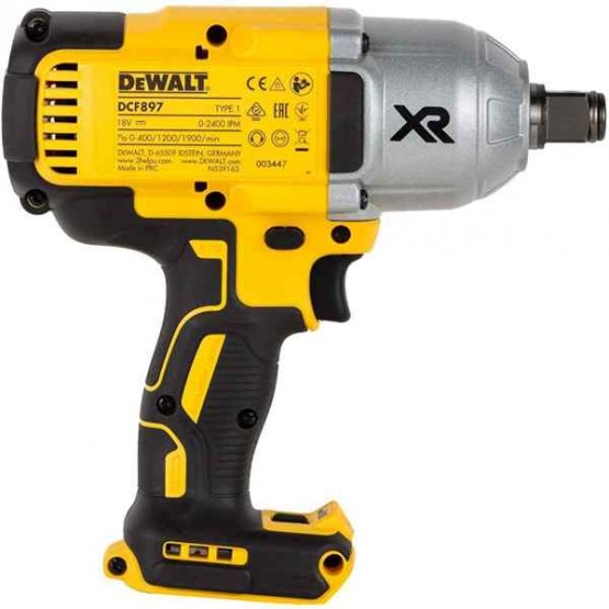 Акумулаторен гайковерт без батерии и зарядно устройство 18 V 1627 Nm DEWALT DCF897N-XJ 