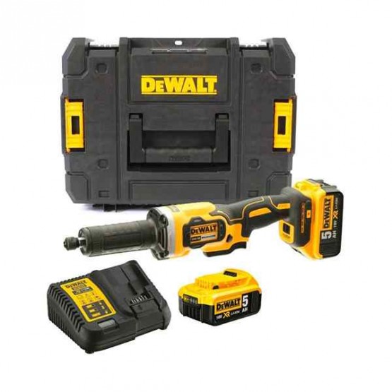 Акумулаторен прав шлайф DEWALT DCG426P2 18 V 5 Ah