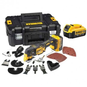 Акумулаторен мултифункционален инструмент с аксесоари 18 V DEWALT DCS355M2 