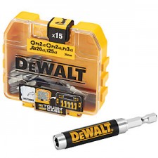 Комплект битове с магнитен държач DeWALT DT71511, 16 части