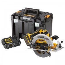 Акумулаторен БЕЗЧЕТКОВ циркуляр Dewalt DCS573T1 18 V, 1 батерия FLEXVOLT 6 Ah, куфар
