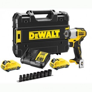 Акумулаторен безчетков ударен гайковерт Dewalt DCF902D2K 12 V 3/8"