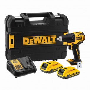 Акумулаторна БЕЗЧЕТКОВА бормашина Dewalt DCD708D2T 18 V, 2 батерии х 2.0 Ач, куфар TSTAK