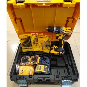 Акумулаторна БЕЗЧЕТКОВА ударна бормашина Dewalt DCK796D2T 18 V, 2 батерии х 2 Ач, куфар DWST1-70704, аксесоари