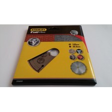 Диамантен диск за рязане на бетон,тухли, гранит и мрамор Stanley STA38107 диаметър 125 мм