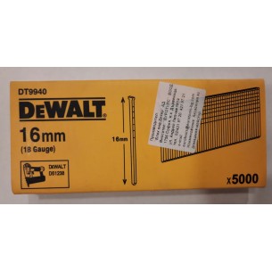 Пирони галванизирани за такер Dewalt DT9940 16 мм , 18 GAUGE