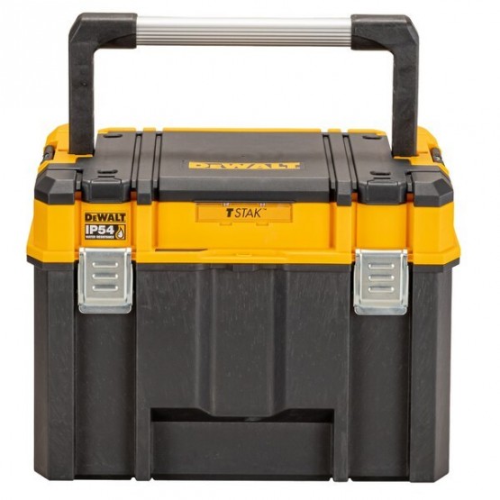 Пластмасов куфар с дълга алуминиева дръжка и органайзер Dewalt DWST83343-1 T-STAK