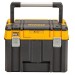 Пластмасов куфар с дълга алуминиева дръжка и органайзер Dewalt DWST83343-1 T-STAK