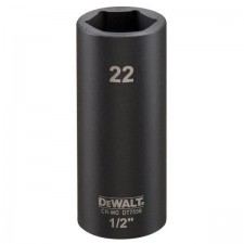 Вложка усилена удължена за ударен гайковерт Dewalt DT7556 78 мм , 1/2", 22 мм