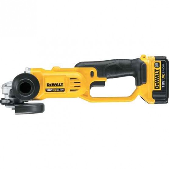 Акумулаторен ъглошлайф DeWalt DCG412M2, 18 V, 4 Ah, ф 125 mm