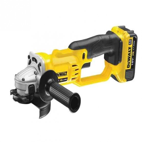 Акумулаторен ъглошлайф DeWalt DCG412M2, 18 V, 4 Ah, ф 125 mm