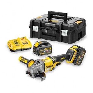 Акумулаторен ъглошлайф DeWALT DCG414T2, 54.0 V, 2.0 Ah, 7000 оборота, ф 125 мм