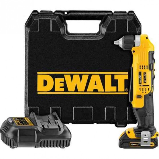 Акумулаторен ъглов винтоверт DEWALT DCD740C1, 18 V,1.5 Ah, 33 Nm