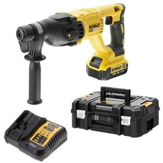 Акумулаторен перфоратор DEWALT DCH133M1, Li-Ion с SDS-plus 18.0 V, 4.0 Ah, 0-1550 оборота, 0-5680 удара, 2.6 J