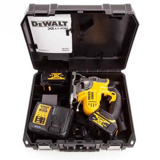 Акумулаторен прободен трион DEWALT DCS331M2, 18V, 3000ход/мин