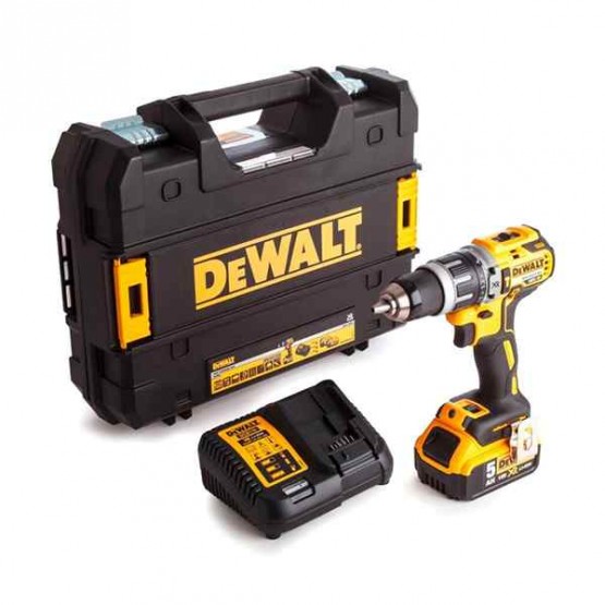 Акумулаторен винтоверт DeWalt DCD796P2, 18 V, 5 Ah