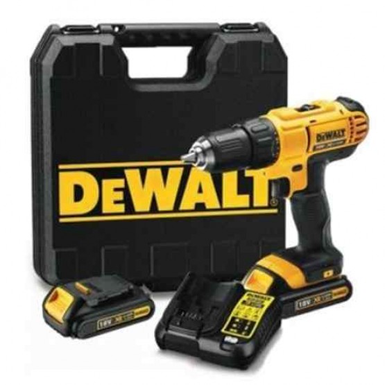 Акумулаторна бормашина DeWALT DCD771C2, Li-ion, 18 V, 1,3 Ah, 42 Nm