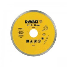 Диамантен диск за плочки DEWALT, ф110х20х5 мм