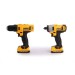 Комплект акумулаторни инструменти DEWALT DCK211D2T, 10.8V