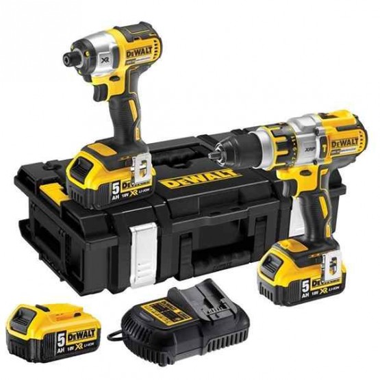 Комплект акумулаторни инструменти DEWALT DCK266P3, 18V