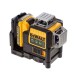 Лазерен нивелир линеен DEWALT DCE089D1G, 360°, 15-30м, зелен лазер