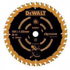 Циркулярен диск за дърво DEWALT DT10303, ф184 мм, 40 зъба