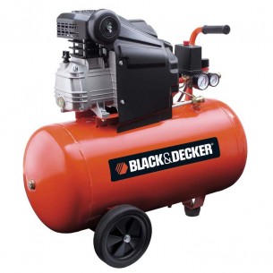 Монофазен бутален компресор Black & Decker BD205/50, 1.5 kW, 210 л/мин, 50 л, 8 бара