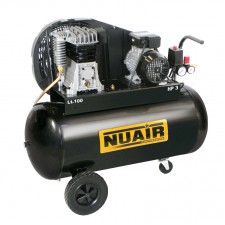 Електрически компресор с ремъчна предавка NUAIR 2 к.с., 100 л, 255 л/мин, 10 bar, B2800/100 CM2