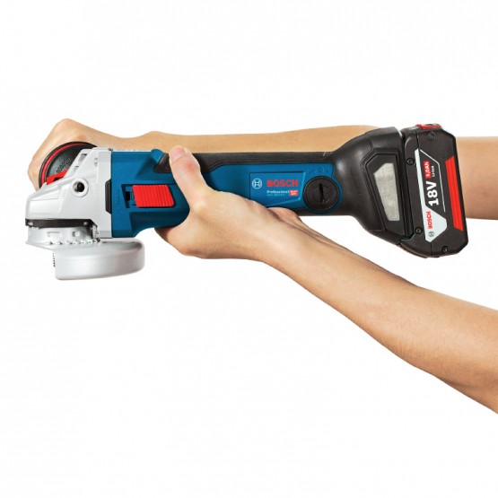 Акумулаторен ъглошлайф Bosch GWS 18V-10, 18 V, 125 mm, 2 х 5.0 Ah 06019J4004