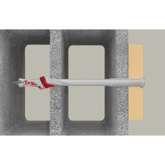 Дюбел пластмасов Fischer комплект с винт TX ф 10x100 мм, DuoXpand T