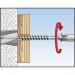 Дюбел пластмасов Fischer за газобетон спираловиден ф 10x55 мм, GB