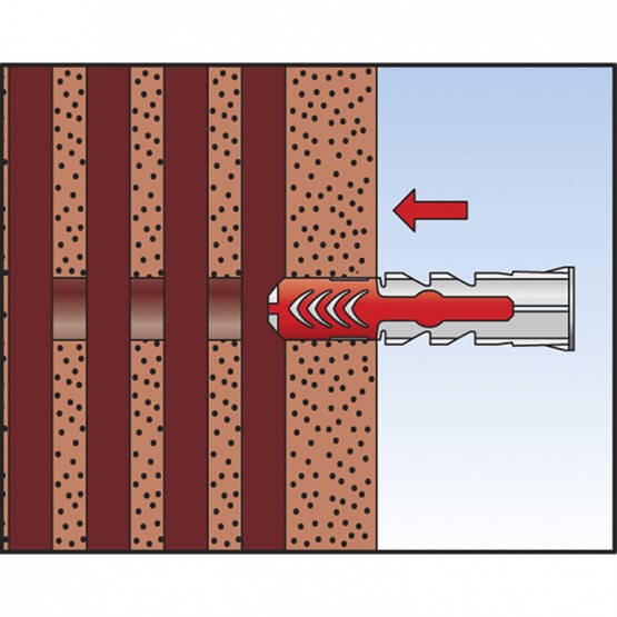 Универсален дюбел FISCHER  DUOPOWER 10Х80 DIY 25 БР/КУТИЯ