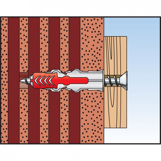 Универсален дюбел FISCHER  DUOPOWER 12x60 DIY 25 БР/КУТИЯ