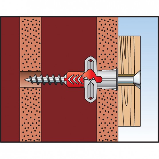 Универсален дюбел FISCHER  DUOPOWER 12x60 DIY 25 БР/КУТИЯ