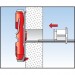 Дюбел пластмасов Fischer с опорен пръстен ф 10x50 мм, Duotec