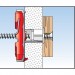 Дюбел пластмасов Fischer с опорен пръстен ф 10x50 мм, Duotec