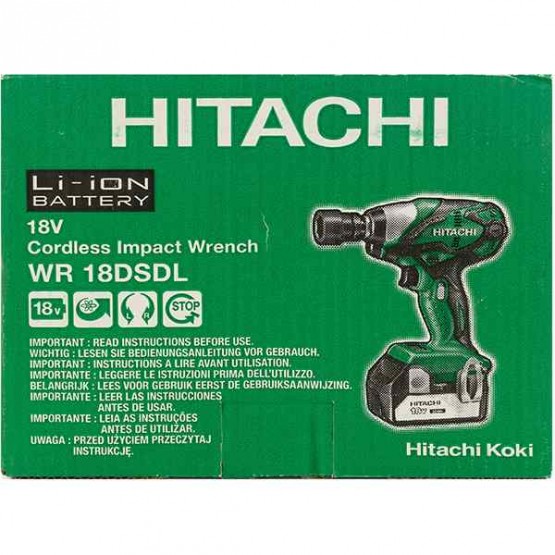 Акумулаторен гайковерт ударен HITACHI/HIKOKI WR18DSDL