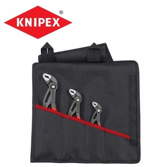 Комплект клещи Cobra 150/250/300 мм (3 части) в текстилен калъф KNIPEX 00 19 55 S9