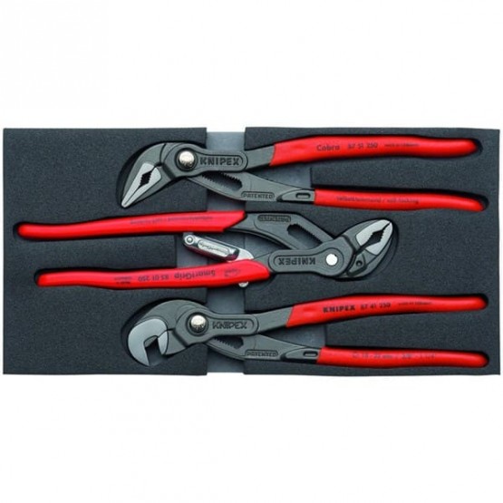 Комплект водопроводни клещи - 3 части KNIPEX 00 20 01 V03