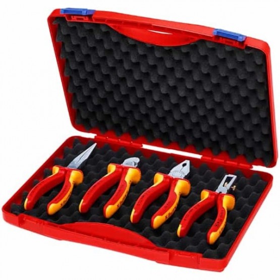 Комплект изолирани клещи Compact-Box (4 части) KNIPEX 00 20 15