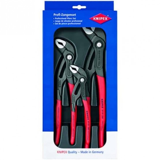 Комплект клещи за тръби KNIPEX “Cobra“ (3 части) KNIPEX 00 20 09 V02