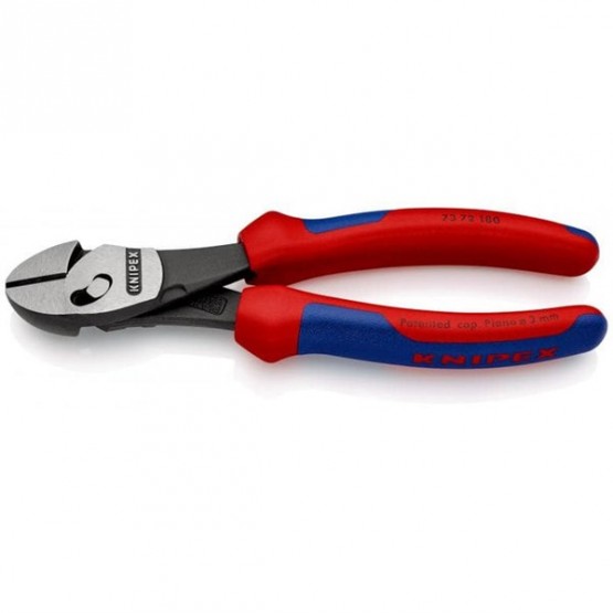 Клещи странични резачки Twinforce усилени, 2-К ръкохватка KNIPEX 73 72 180