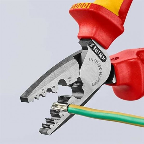 Кримп клещи за гилзи 0.25-16 мм2, изолирани KNIPEX 97 78 180