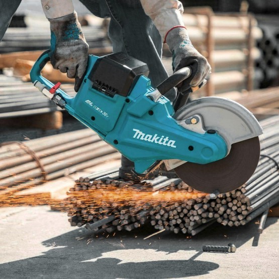 Акумулаторен ъглошлайф Makita DCE090T2X1, 230 мм, 18 V, 5 Ah, с 2 батерии и зарядно