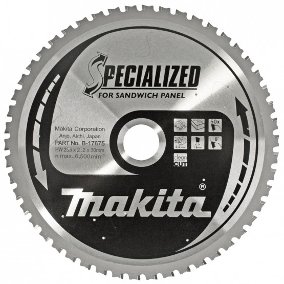 Диск за сандвич панел Makita Specialized, 270x30x2 мм, 60 z