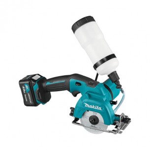 Акумулаторен циркуляр за керамика и стъкло Makita CC301DSME, 85 мм, 12 V, 4 Ah, с 2 батерии и зарядно Акумулаторен циркуляр за керамика и стъкло Makita CC301DSME, 85 мм, 12 V, 4 Ah, с 2 батерии и зарядно