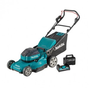 Акумулаторна косачка MAKITA LM001JM101, 64 V, 4 Ah, 48 см, 1400 м², с батерия и зарядно