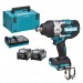 Професионален акумулаторен ударен гайковерт Makita TW001GM201, XGT, 1800 Nm, 3/4", 40 V, 4 Ah, с 2 батерии и зарядно