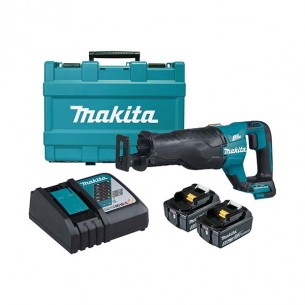 Акумулаторен саблен трион Makita DJR187RTE, 32 мм, 18 V, 5 Ah, с 2 батерии и зарядно