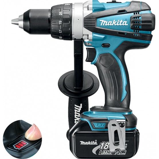 Акумулаторен винтоверт Makita DDF458RFJ /18 V, 2 батерии по 3.0 Ah/